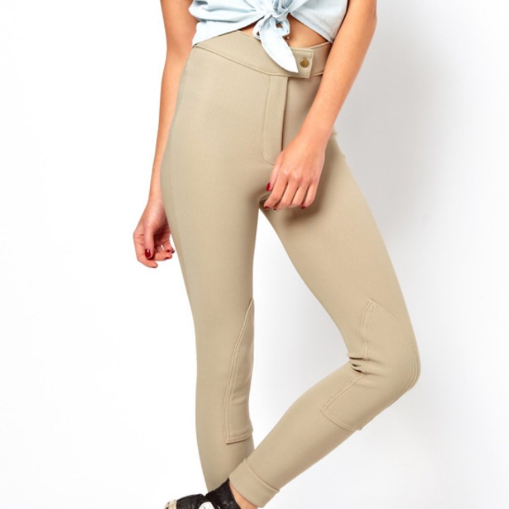 American Apparel Camel/Taupe Riding Pants